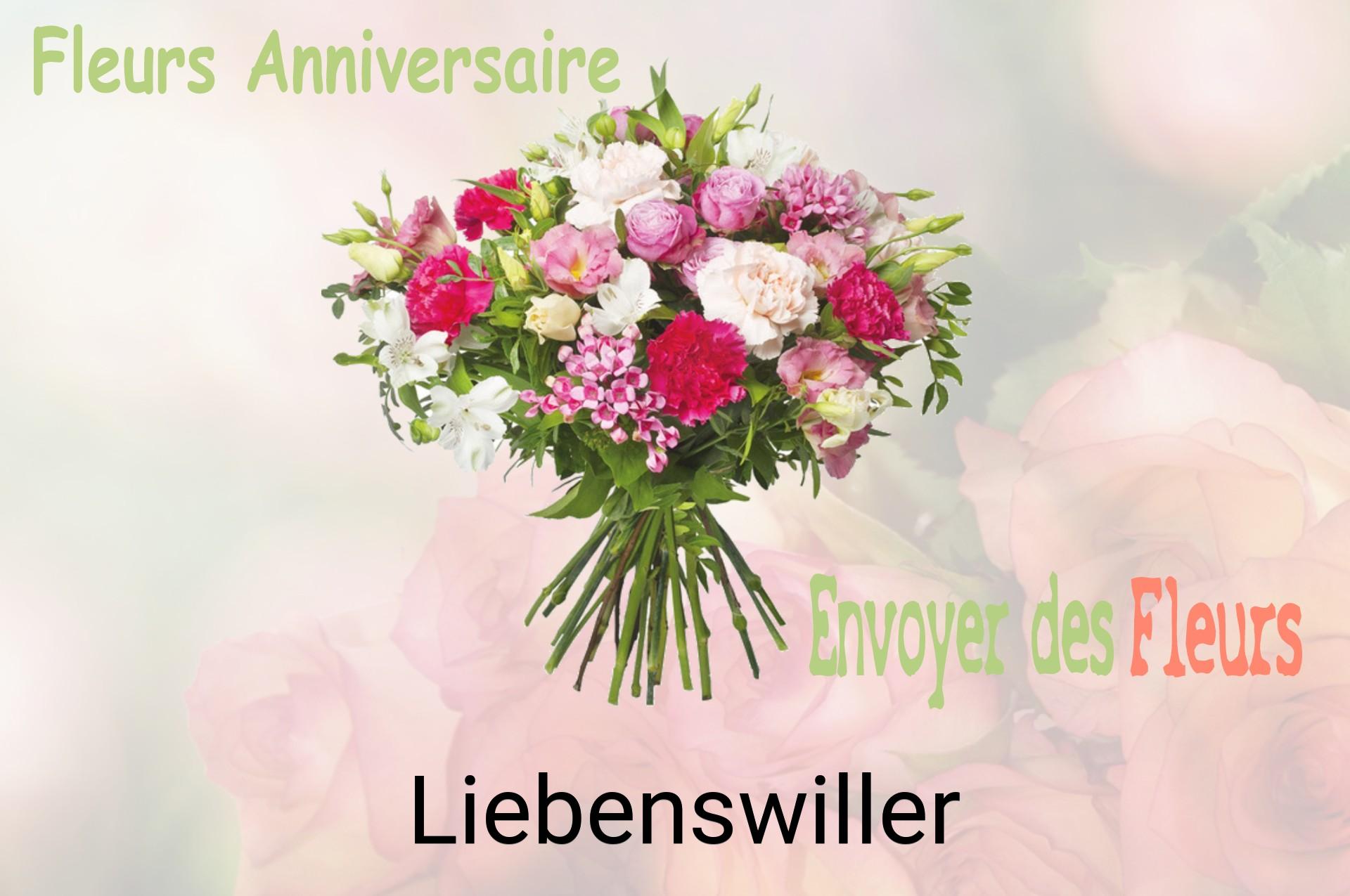 Bouquet de fleurs d’anniversaire livré à Liebenswiller