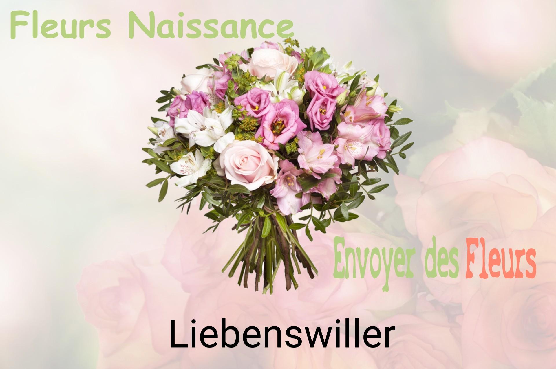 Bouquet de fleurs de naissance livré à Liebenswiller