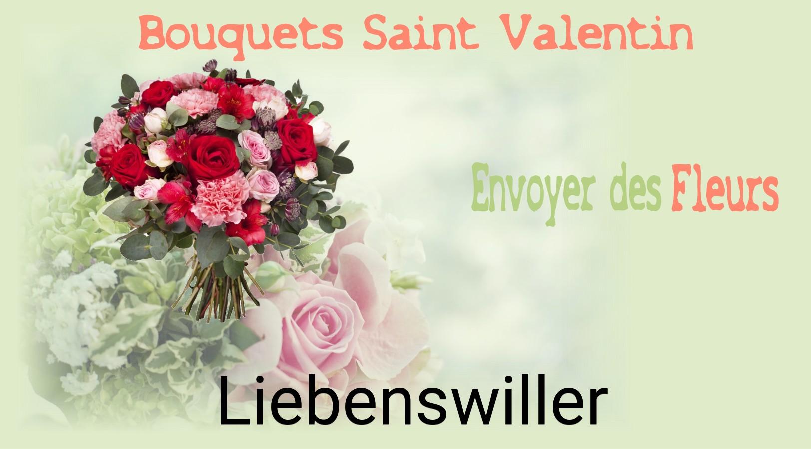 Roses de Saint-Valentin livrées à Liebenswiller